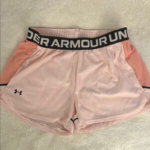 Under Armour Women's Light Pink Athletic Shorts